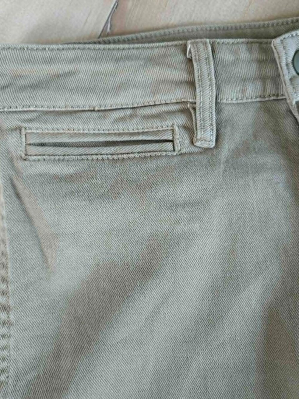 Quince Ultra-Stretch Straight Leg Chino Pants Khaki Tan Size 27 Workwear - Picture 3 of 11